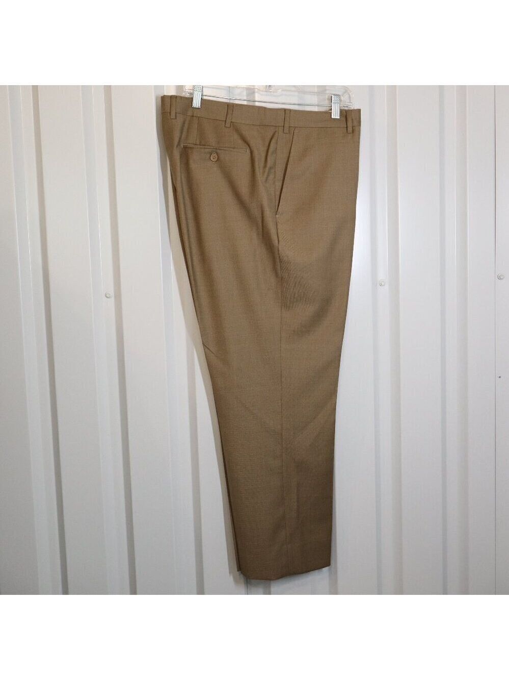 Santorelli Roma Loro Piana Wool Men's Dress Pants Slacks Tobacco Waist 40